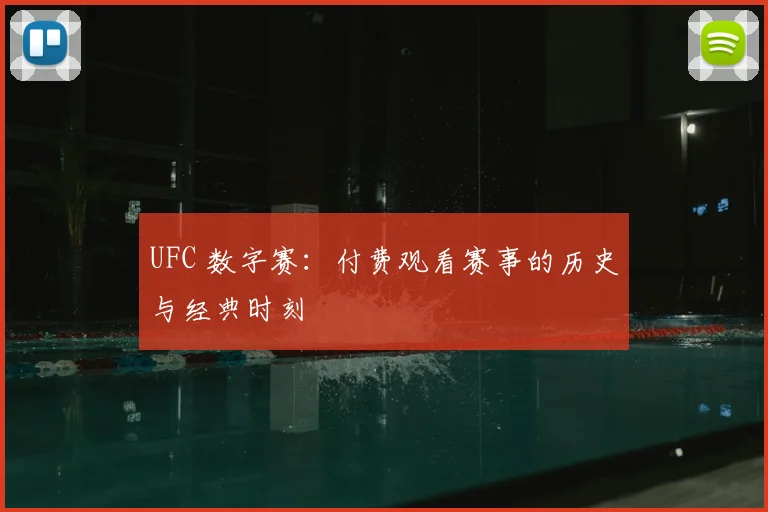 UFC 数字赛：付费观看赛事的历史与经典时刻